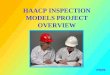 HAACP INSPECTION MODELS PROJECT OVERVIEW