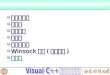 动态链接库 多线程 文件操作 注册表 多媒体编程 Winsock 编程 ( 网络编程 ) 数据库