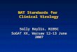 NAT Standards for  Clinical Virology