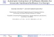 Automatic Extraction of Software Models for Exascale Hardware/Software Co-Design