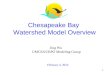 Chesapeake Bay  Watershed Model Overview