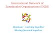 International Network of  Zarathushti Organisations (INZO)