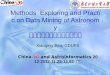 Methods  Exploring and Practic on Data Mining of Astronomy 天文数据挖掘方法探索与实践