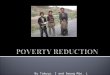 POVERTY REDUCTION