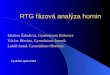 RTG  fázová analýza hornin