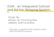 iCAR : an Integrated Cellular and Ad-hoc Relaying System  *