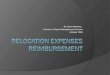Relocation Expenses Reimbursement