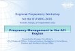 Frequency Management in the AFI Region