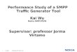 Performance Study of a SMPP  Traffic Generator Tool