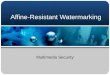 Affine-Resistant Watermarking