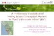 A Preliminary Evaluation of Heavy Snow Conceptual Models  for East Vancouver Island (EVI)