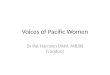 Voices of Pacific Women