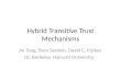Hybrid Transitive Trust Mechanisms