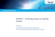 EARTO – working group on quality issues