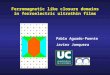 Ferromagnetic like closure domains in ferroelectric ultrathin films