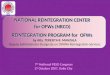 NATIONAL REINTEGRATION CENTER  for OFWs (NRCO)  REINTEGRATION PROGRAM for  OFWs