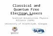 Classical and Quantum Free Electron Lasers