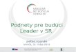 Podnety pre budúci Leader v SR  peter rusnák levoča, 31. mája 2012