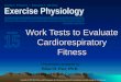 Work Tests to Evaluate Cardiorespiratory Fitness