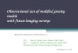 Observational test of modified gravity models with future imaging surveys