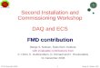 Second Installation and Commissioning Workshop DAQ and ECS FMD contribution