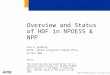 Overview and Status of HDF in NPOESS & NPP