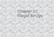 Chapter 12 Illegal Drugs