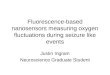 Fluorescence-based nanosensors measuring oxygen fluctuations during seizure like events
