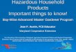 Hazardous Household Products Important things to know!