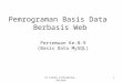 Pemrograman Basis Data  Berbasis Web