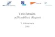 Test Results  at Frankfurt Airport