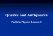 Quarks and Antiquarks