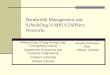 Bandwidth Management and Scheduling in MPLS DiffServ Networks