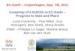 EC-Earth – Copenhagen, Sep. 7/8, 2011 Coupling LPJ-GUESS to EC-Earth – Progress to Date and Plans