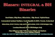 Blazars:  INTEGRAL &  BH Binaries