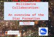 The UNSW–CSIRO Millimetre Collaboration: An overview of the Star Formation Program