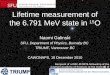 Lifetime measurement of the 6.791 MeV state in  15 O