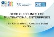 OECD GUIDELINES FOR MULTINATIONAL ENTERPRISES