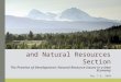 The OSB Environmental and Natural Resources Section