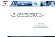 Mil-OSS LANT Welcome &  Open Source within SSC-LANT