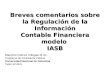 Breves comentarios sobre la Regulaci ó n de la Informaci ó n Contable Financiera modelo  IASB