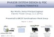 Phasor  System Design & PDC Characteristics
