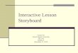 Interactive Lesson Storyboard