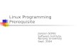 Linux Programming Prerequisite