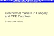 Geothermal markets in Hungary and CEE Countries