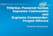 THQ/Gas Powered Games Supreme Commander and Supreme Commander: Forged Alliance