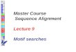 Master Course  Sequence Alignment  Lecture  9 Motif searches