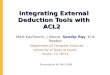 Integrating External Deduction Tools with ACL2