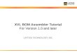 XVL  BOM Assembler  Tutorial For Version 1.0 and later