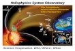 Heliophysics  System Observatory